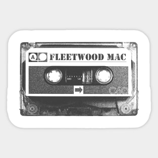 Fleetwood Mac - Fleetwood Mac Old Cassette Pencil Style Sticker